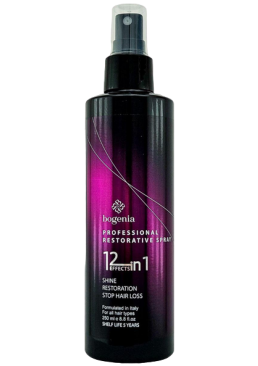 Восстанавливающий спрей для волос 12 в 1 Bogenia Professional Restorative Spray, 250 мл